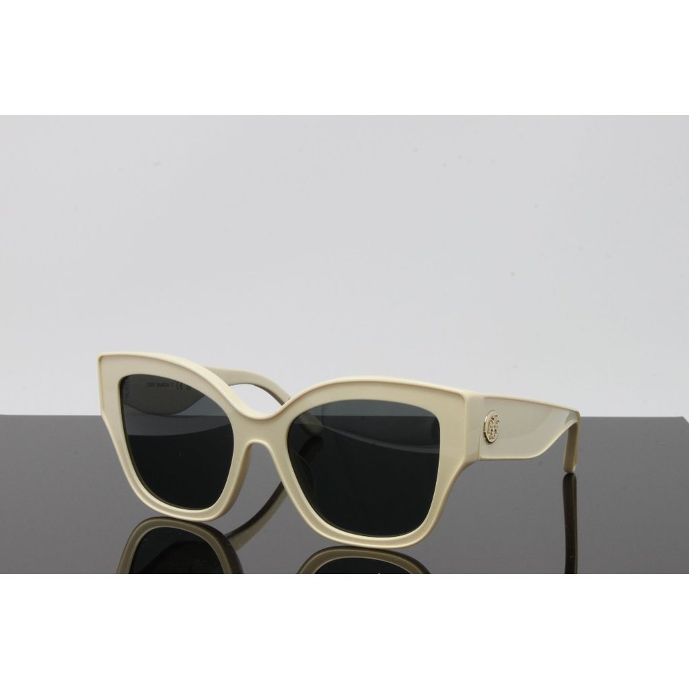 Tory Burch Sunglasses Women's Butterfly TY7184U 190687 Solid Ivory 54mm NEW!